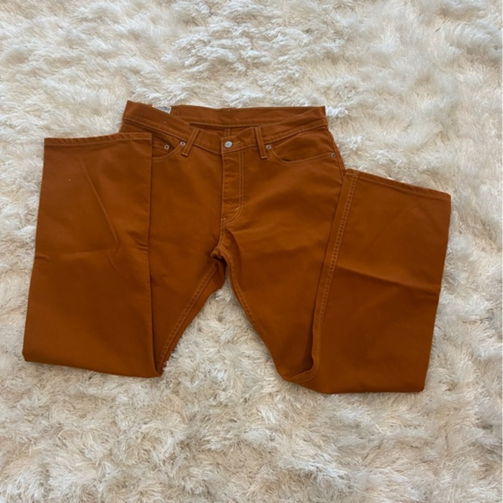 Levi’s Mens  Rust Orange Jeans 34 x 30